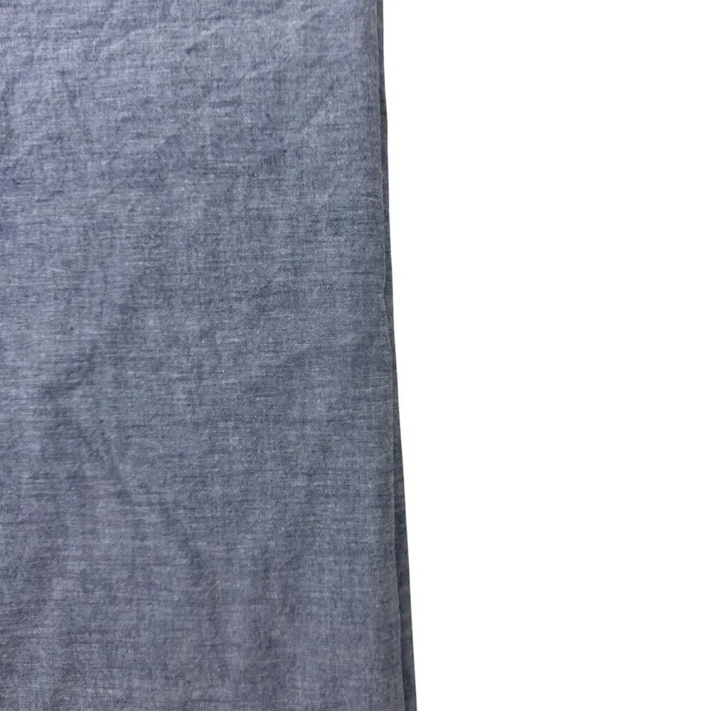 Pottery Barn PB Teen Organic Chambray Sheet Set Blue XL Twin Top & Bottom READ